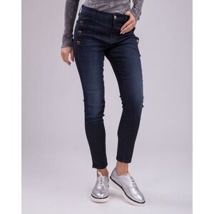 JBRAND Zion Mid Rise Skinny Jeans Size 27 JB000221 Transformation‎ JLo Celebrity